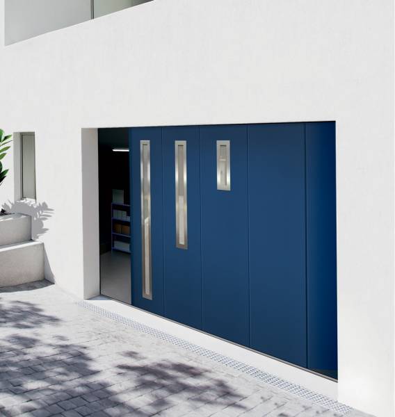 Porte de garage Gamme La QUADRAL réalisable par Eco Fenêtres (31140)